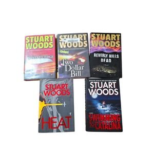 Lot of 5 Stuart Woods Novels‎ Hardback Vintage Great Condition